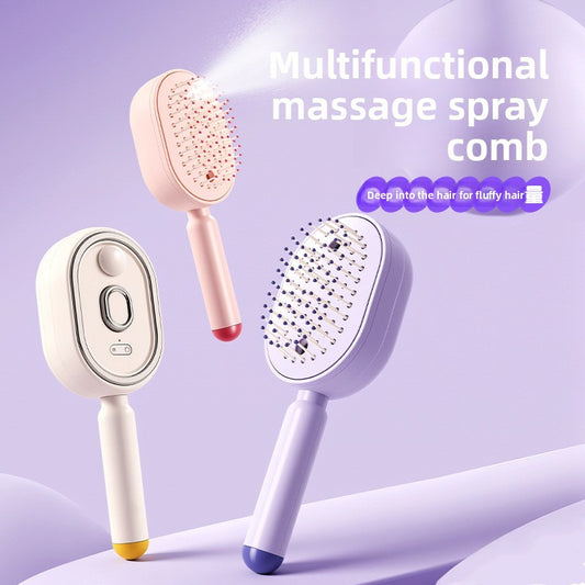 Electric Mist Spray Hair Care Massage Comb